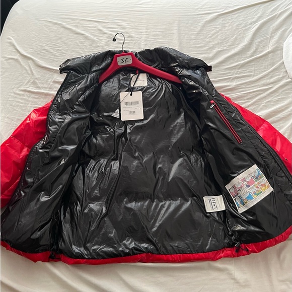 Red Moncler jacket used like new with tags - Picture 3 of 4